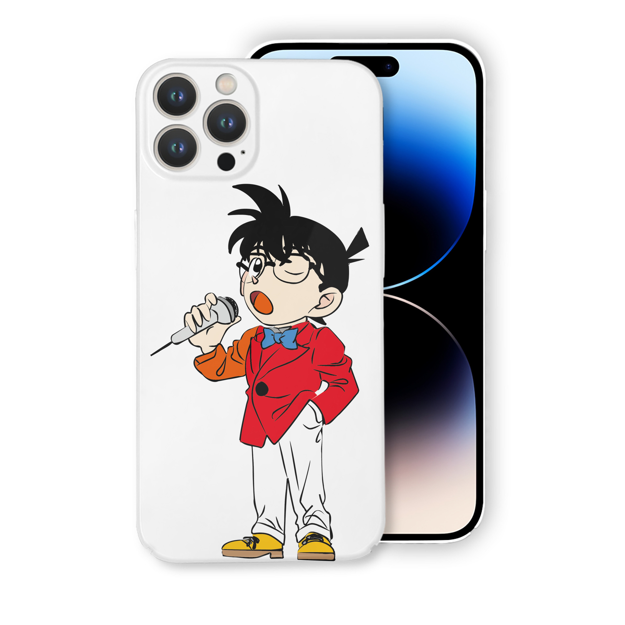 （画像用） 名探偵コナン 江戸川 コナン Detective Conan Conan Edogawa 【iPhone 14シリーズ対応】ハードケース